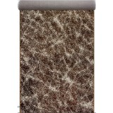 Traversa Festonata Surfilata, Model Cappuccino 16007-13, Inaltime Fir 7 mm, Latime 0.6m, Marime 60 x 200 cm, Maro, Antialergic, Polipropilena, Living,
