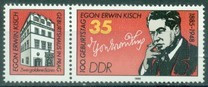 Germania DDR 1985 - Egon Kish 1v,neuzat,perfecta stare(z) foto