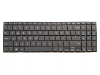 Tastatura Laptop, Asus, ZenBook Pro 15 UM535Q, UM535QA, UM535QE, iluminata, gri inchis, layout US foto