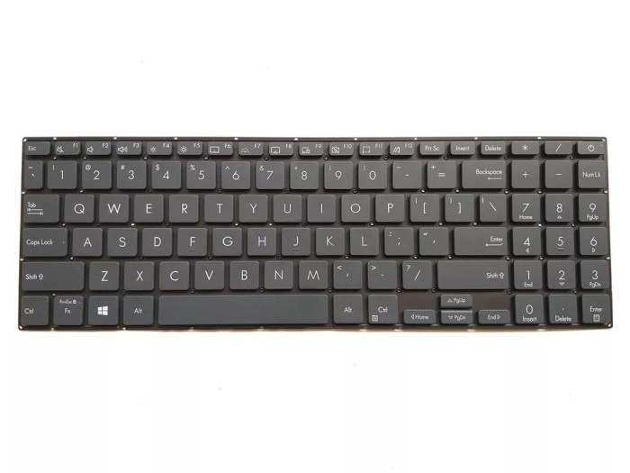 Tastatura Laptop, Asus, ZenBook Pro 15 UM535Q, UM535QA, UM535QE, iluminata, gri inchis, layout US