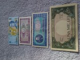 Vand lot 4 bancnote Romanesti, stare foarte buna !!