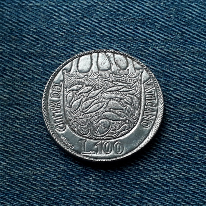1g - 100 Lire 1975 Vatican