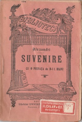 Vasile Alecsandri - Suvenire foto