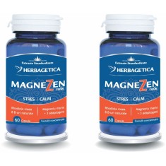 Pachet Magnezen Calm 60cps+60cps (50% reducere la al doilea produs)