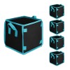 Set 5 bucati Grow Bags Square Navaris, 27x27x27 cm, material netesut, 54255.01