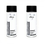 Cumpara ieftin Pachet 2 x Vopsea Spray Brilliante Negru Mat RAL 9005 400 ml