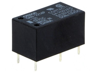 Releu Electromagnetic DPST-NO 12VDC 5A foto