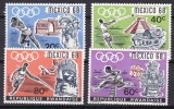 Rwanda 1968 sport olimpiada MI 157-166 MNH