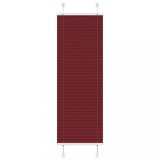 vidaXL Jaluzea plisată Bordeaux Roșu 40x150 cm Lățime țesătură