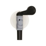 Robinet scurgere PVC pentru recipiente plastic, m&acirc;ner ergonomic, rezistent chimic, montaj simplu 25 mm