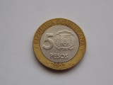 5 PESOS 2002 REPUBLICA DOMINICANA