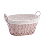 Cumpara ieftin Cos depozitare lemn rachita natur 53 x 40,5 x 32 cm