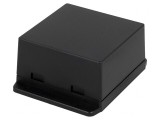 Carcasă Universală ABS Neagră 80,6x80x43,5mm