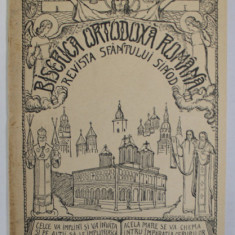 BISERICA ORTODOXA ROMANA , REVISTA SFANTULUI SINOD , ANUL LVIII , NR. \7-8 , IULIE - AUGUST , 1940