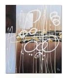 Cumpara ieftin Tablou abstract pictat manual, Imaginatie, 60x50cm ulei pe panza in relief, gata de agatat pe perete