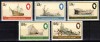Falkland 1982, Mi #341-345**, navigatie, corabii, naufragii, MNH! Cota 5 &euro;!, Transporturi, Nestampilat
