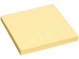 Notes adeziv Yellow liniat,100 file, Info Notes