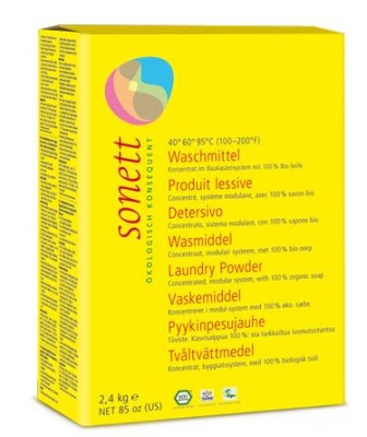 Detergent Ecologic Praf pentru Rufe Sonett 2.4kg foto