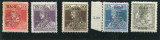 1919 , Mi 45 I - 49 I , Emisiunea Cluj , Karl sau Zita - serie MNH semnata, Nestampilat