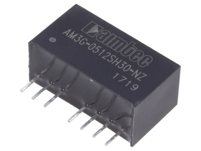 Convertor DC/DC 3W, 4.5-9V la 12V