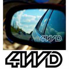 Stickere oglinda ETCHED GLASS - 4WD (set 3 buc.) Modern Tuning foto