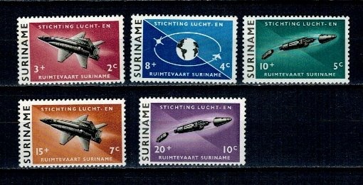 Suriname 1964 - Cosmonautica, serie neuzata