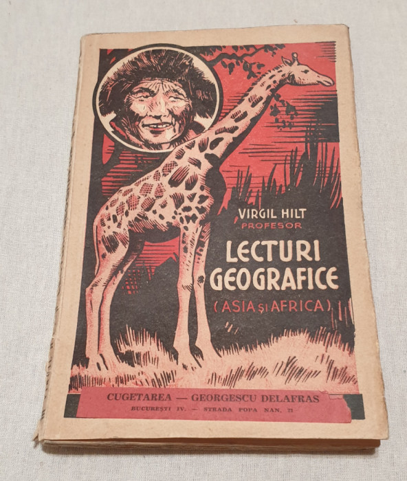 Carte RARA pt elevi, AVENTURI stiinta si cultura LECTURI GEOGRAFICE anii 1930