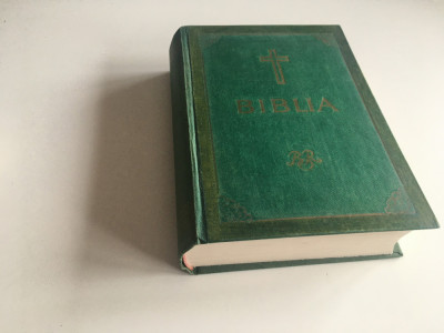 BIBLIA sau Sfanta Scriptura 1975 SUB INDRUMAREA PATRIARHULUI JUSTINIAN foto