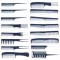 Set 16 piepteni profesionali HAIR COMB