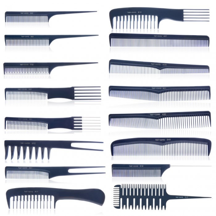 Set 16 piepteni profesionali HAIR COMB
