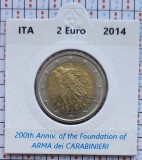 Italia 2 euro 2014 UNC - Carabinieri - km 367 - cartonas personalizat - D45601, Europa