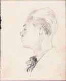 HST A1676 Schiță de Dimitrie &quot;Puiu&quot; Eitel nesemnată
