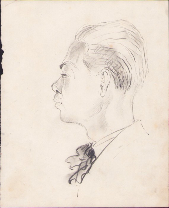 HST A1676 Schiță de Dimitrie &quot;Puiu&quot; Eitel nesemnată