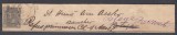 ROMANIA1893 REGELE CAROL I A III-a EMISIUNE DE BENZI PENTRU ZIARE STAMPILATA, Stampilat