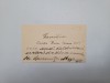 Rara carte de vizita Lucretia si Ioan Russu Sirianu (1864-1909), deputat