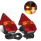 Set lampi magnetice cu triunghiuri reflectorizante pentru remorca, fisa 7 pini, cablu 2,5m, cablu fisa 7,5 m