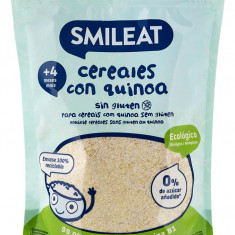 Cereale fara gluten BIO cu quinoa, +4 luni Smileat