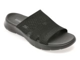 Cumpara ieftin Papuci SKECHERS negri, GO WALK FLEX SANDAL, din material textil