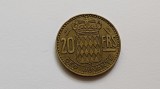 Monaco- 20 francs/franci 1950