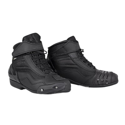 Ghete Moto W-TEC Bolter Negru FitLine Training foto