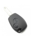 Dacia / Renault - Carcasa cheie cu 2 butoane si suport baterie din inox