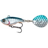 Fat Tail 6.5cm 16g Sinking Blue Silver