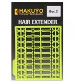 OPRITOARE HAKUYO HAIR EXTENDER GALBEN, 2BUC/PLIC