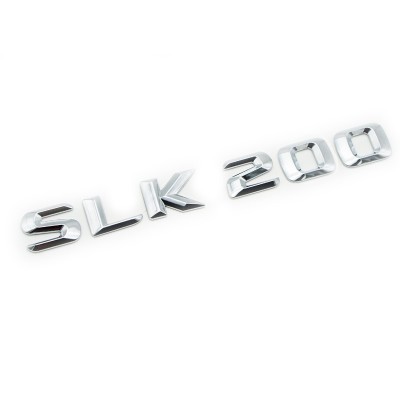 Emblema SLK 200 pentru spate portbagaj Mercedes, chrom foto