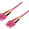 Cablu patch fibră OM4 SC/UPC 20m LSZH