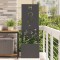 vidaXL Ecran de intimitate pentru grădină Traforaj Negru 50 x 140 cm 876490