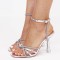 Sandale argintii elegante N24-117 M12