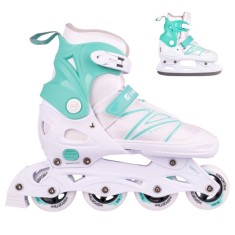 Patine/Role 2-in-1 Reglabile inSPORTline Frolita, XS (29-32)