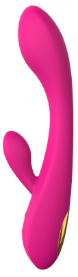 Vibrator Rabbit Boom Silicon USB 21.2 cm Roz Guilty Toys foto