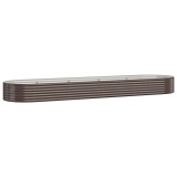 Cumpara ieftin Strat inaltat gradina 396x100x36 cm otel galvanizat